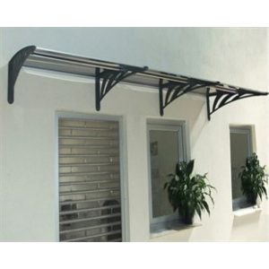 Sundurmagross Transpaforza TF STD 1.12 Kapı Üstü Sundurma 240 X 100 Gri 3 mm Solid Levha