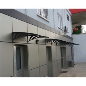 Sundurmagross Transpaforza TF STD 1.12 Kapı Üstü Sundurma 240 X 100 Gri 3 mm Solid Levha - Görsel 2