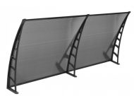 Sundurmagross COSMOS Kapı Pencere Üstü Pratik Sundurma 105x240 - Siyah - Görsel 4