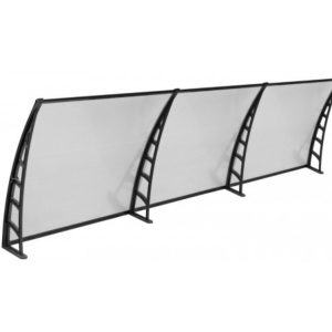 Sundurmagross COSMOS Kapı Pencere Üstü Pratik Sundurma 105X360 - Şeffaf