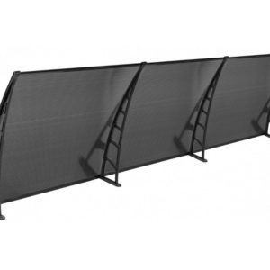 Sundurmagross COSMOS Kapı Pencere Üstü Pratik Sundurma 105X360 - Siyah
