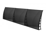 Sundurmagross COSMOS Kapı Pencere Üstü Pratik Sundurma 105X360 - Siyah - Görsel 2