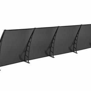 Sundurmagross COSMOS Kapı Pencere Üstü Pratik Sundurma 105X480 - Siyah