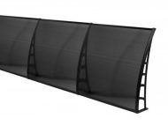 Sundurmagross COSMOS Kapı Pencere Üstü Pratik Sundurma 105X480 - Siyah - Görsel 3