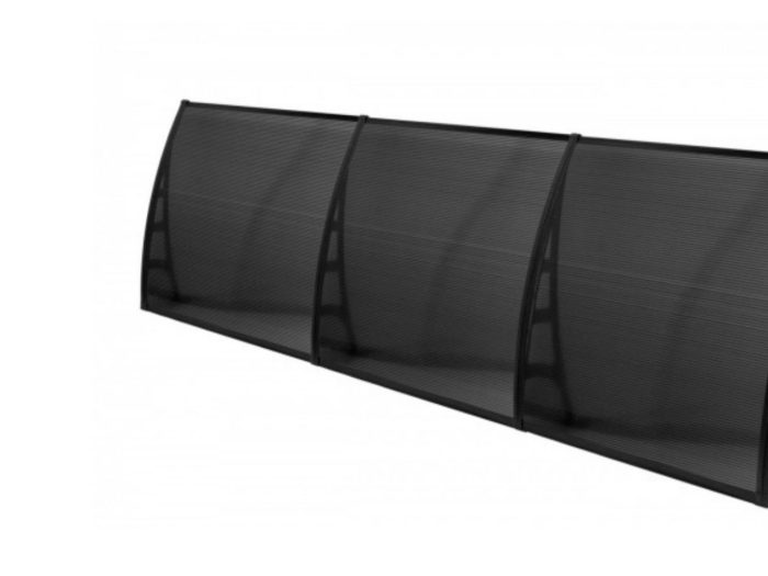 Sundurmagross COSMOS Kapı Pencere Üstü Pratik Sundurma 105X480 - Siyah - Görsel 5