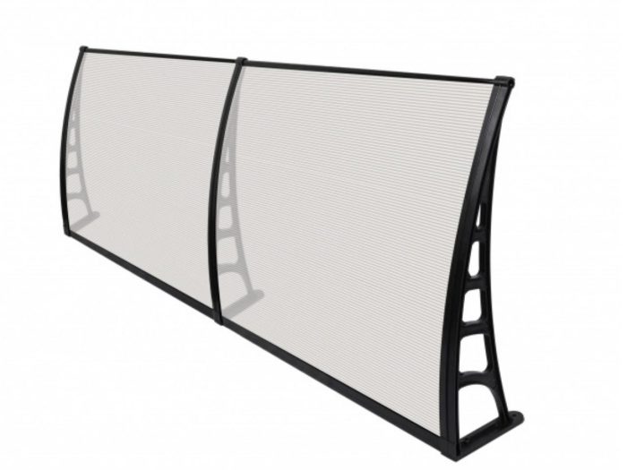 Sundurmagross CROCUS Kapı Pencere Üstü Pratik Sundurma 80X240 – Şeffaf - Görsel 2