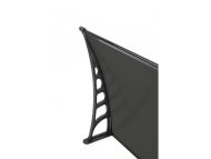 Sundurmagross CROCUS Kapı Pencere Üstü Pratik Sundurma 80X240 – Siyah - Görsel 3