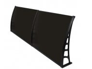 Sundurmagross CROCUS Kapı Pencere Üstü Pratik Sundurma 80X240 – Siyah - Görsel 2