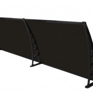 Sundurmagross CROCUS Kapı Pencere Üstü Pratik Sundurma 80X240 – Siyah