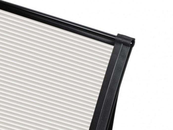 Sundurmagross CROCUS Kapı Pencere Üstü Pratik Sundurma 80X360 – Şeffaf - Görsel 4