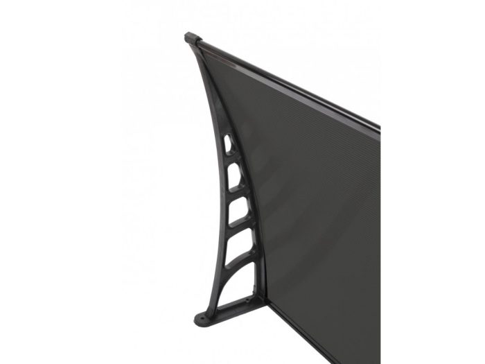 Sundurmagross CROCUS Kapı Pencere Üstü Pratik Sundurma 80X360 – Siyah - Görsel 3