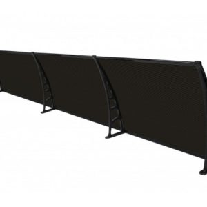 Sundurmagross CROCUS Kapı Pencere Üstü Pratik Sundurma 80X360 – Siyah