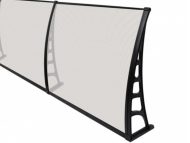 Sundurmagross CROCUS Kapı Pencere Üstü Pratik Sundurma 80X480 – Şeffaf - Görsel 5