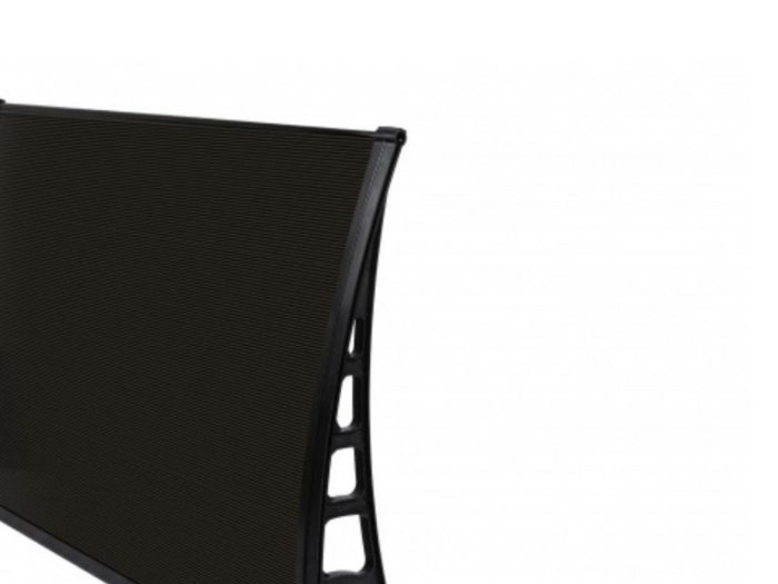 Sundurmagross CROCUS Kapı Pencere Üstü Pratik Sundurma 80X480 – Siyah - Görsel 3