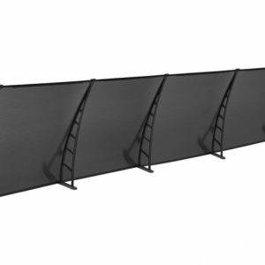 Sundurmagross CROCUS Kapı Pencere Üstü Pratik Sundurma 80X480 – Siyah