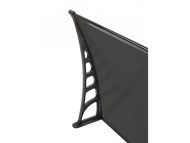 Sundurmagross CROCUS Kapı Pencere Üstü Pratik Sundurma 80X600 – Siyah - Görsel 2