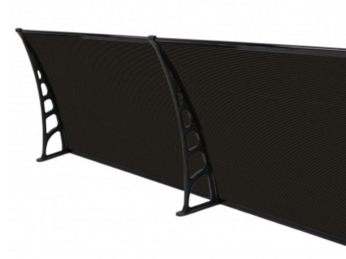 Sundurmagross CROCUS Kapı Pencere Üstü Pratik Sundurma 80X600 – Siyah - Görsel 4