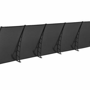Sundurmagross CROCUS Kapı Pencere Üstü Pratik Sundurma 80X600 – Siyah