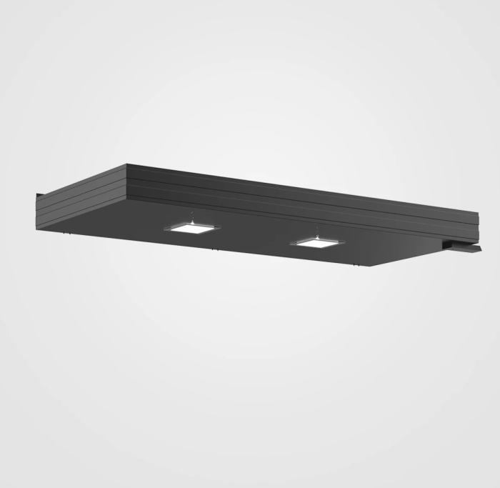 Sundurmagross Alüminyum Işıklı Sundurma Korrain Elite Solo Left 200 cm x 90 cm Spotlu - Görsel 3