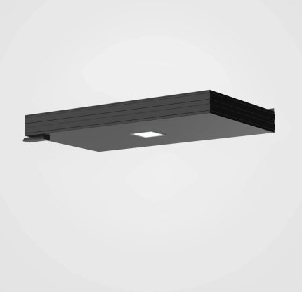 Sundurmagross Alüminyum Işıklı Sundurma Korrain Elite Solo Left 160 cm x 90 cm Spotlu - Görsel 3