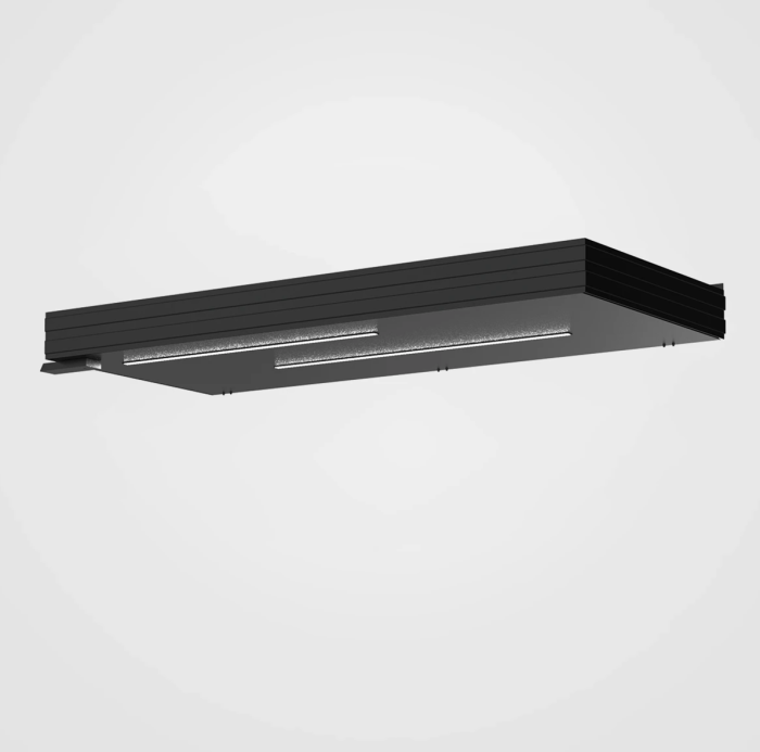 Sundurmagross Alüminyum Işıklı Sundurma Korrain Lux Solo Left 200 cm x 90 cm Ledli - Görsel 3