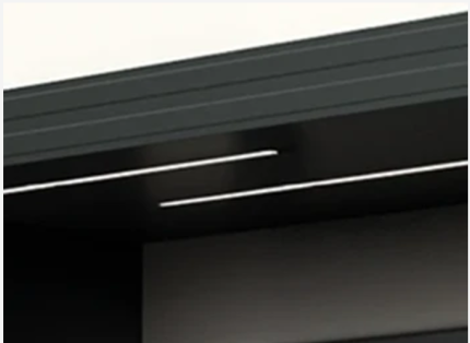 Sundurmagross Alüminyum Işıklı Sundurma Korrain Lux Solo Left 200 cm x 90 cm Ledli - Görsel 6