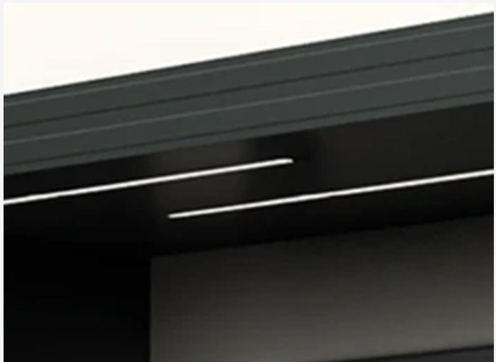Sundurmagross Alüminyum Işıklı Sundurma Korrain Lux Solo Left 200 cm x 90 cm Ledli - Görsel 6