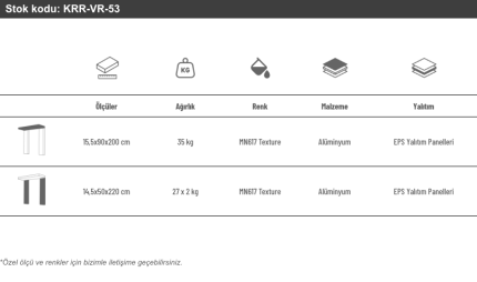 Sundurmagross Alüminyum Işıklı Sundurma Vera Dual 200 cm x 90 cm Ledli Posta Kutulu - Görsel 3