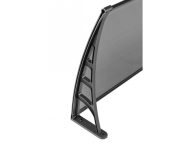 Sundurmagross LOTUS Kapı Pencere Üstü Pratik Sundurma 70X120 - Siyah - Görsel 3