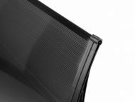 Sundurmagross LOTUS Kapı Pencere Üstü Pratik Sundurma 70X240 - Siyah - Görsel 3