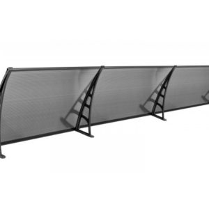 Sundurmagross LOTUS Kapı Pencere Üstü Pratik Sundurma 70X360 - Siyah