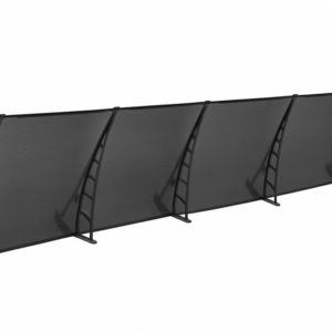 Sundurmagross LOTUS Kapı Pencere Üstü Pratik Sundurma 70X480 - Siyah