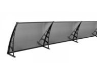 Sundurmagross LOTUS Kapı Pencere Üstü Pratik Sundurma 70X480 - Siyah - Görsel 4