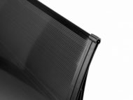 Sundurmagross LOTUS Kapı Pencere Üstü Pratik Sundurma 70X480 - Siyah - Görsel 7