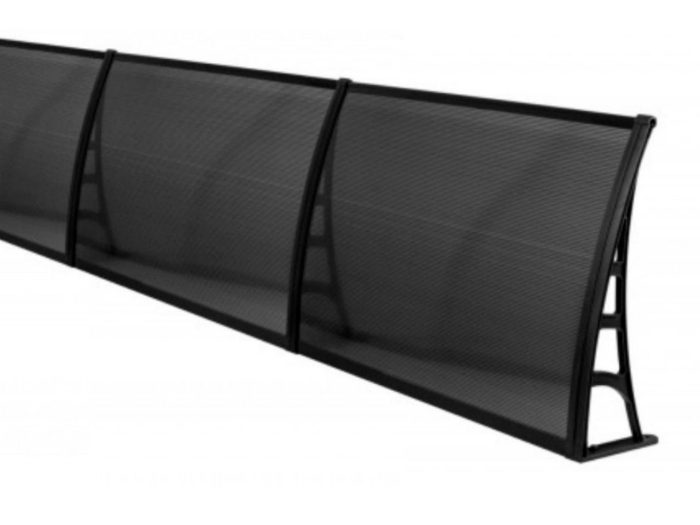 Sundurmagross LOTUS Kapı Pencere Üstü Pratik Sundurma 70X600 - Siyah - Görsel 9