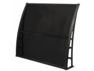 Sundurmagross LUPIN Kapı Pencere Üstü Pratik Sundurma 105x120 - Siyah