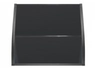 Sundurmagross LUPIN Kapı Pencere Üstü Pratik Sundurma 105x120 - Siyah - Görsel 3