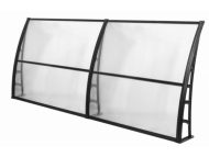 Sundurmagross LUPIN Kapı Pencere Üstü Pratik Sundurma 105X240 - Şeffaf - Görsel 4