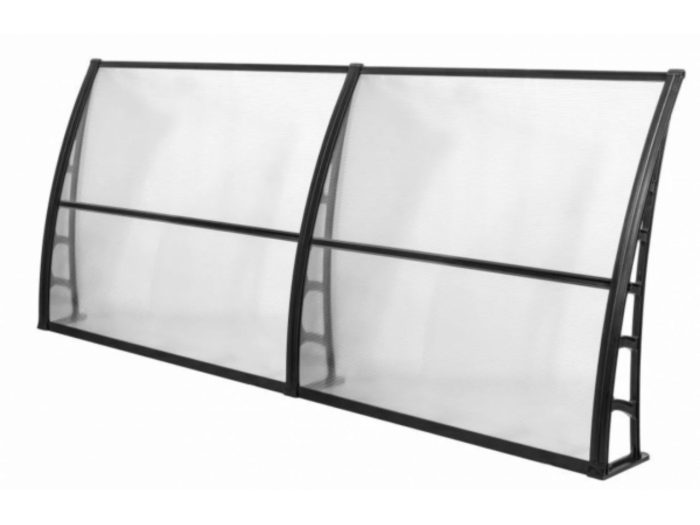 Sundurmagross LUPIN Kapı Pencere Üstü Pratik Sundurma 105X240 - Şeffaf - Görsel 4