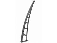 Sundurmagross LUPIN Kapı Pencere Üstü Pratik Sundurma 105X240 - Şeffaf - Görsel 8