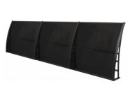 Sundurmagross LUPIN Kapı Pencere Üstü Pratik Sundurma 105X360 - Siyah