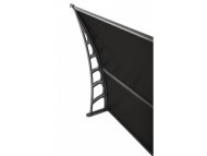 Sundurmagross LUPIN Kapı Pencere Üstü Pratik Sundurma 105X360 - Siyah - Görsel 2
