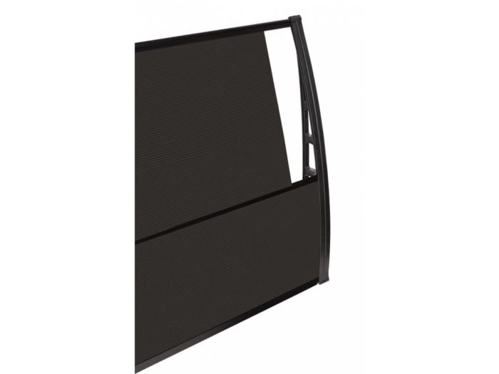 Sundurmagross LUPIN Kapı Pencere Üstü Pratik Sundurma 105X360 - Siyah - Görsel 4