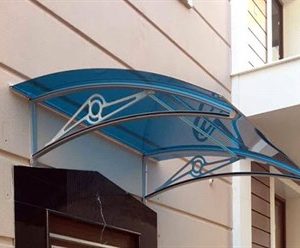 Sundurmagross TF Prolüx Seri 15.15 Alüminyum Ayaklı Sundurma 150 X 150 Mavi 3 mm Solid Levha