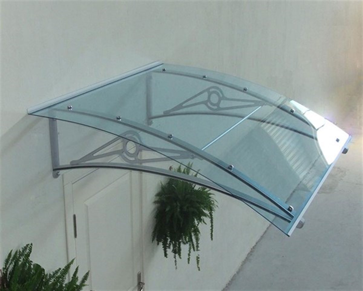 tf-prolux-kapi-ustu-1515-aluminyum-ayakl0906-1-jpg.jpg Sundurmagross TF Prolüx Kapı Üstü 15,17 Alüminyum Ayaklı Sundurma 170 X 150 Yeşil 4 mm Solid levha - Görsel 1