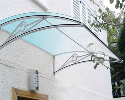Sundurmagross TF Prolüx Kapı Üstü 15,17 Alüminyum Ayaklı Sundurma 170 X 150 Yeşil 4 mm Solid levha - Görsel 2