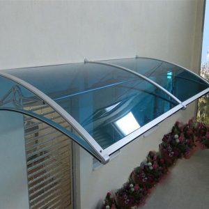 Sundurmagross TF Prolüx Seri 15.15 Alüminyum Ayaklı Sundurma 150 X 150 Mavi 4 mm Solid Levha