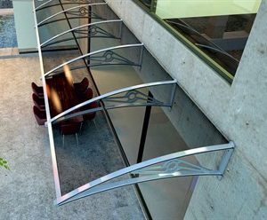 Sundurmagross TF Prolüx Seri 15.15 Alüminyum Ayaklı Sundurma 150 X 150 Gri 3 mm Solid Levha - Görsel 2