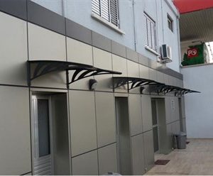 Sundurmagross Transpaforza TF STD 1.12 Kapı Üstü Sundurma 120 X 100 Gri 3 mm Solid Levha