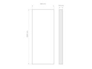 Sundurmagross Alüminyum Işıklı Sundurma Korrain Outdoor 220 cm x 90 cm Yan Panel - Görsel 4